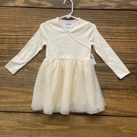 Fit & Flare Wrap-Front Tutu Dress for Toddler Girls - Picture 2 of 10